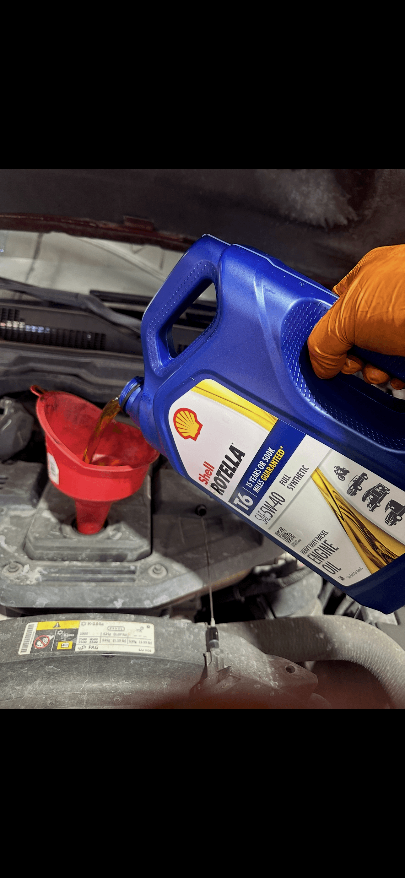 Oil change and maintenance service